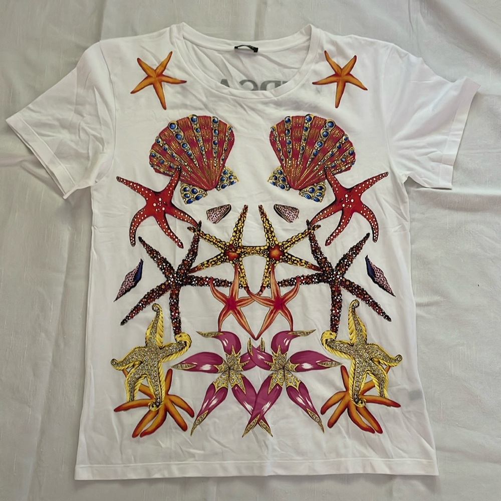 Versace ( original) new without tags Tresor de la Mer T-shirt  women size 40